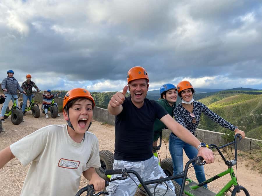 Knysna: Downhill Forest Scootour Adventure - What the scooter-bike feels like on the bends