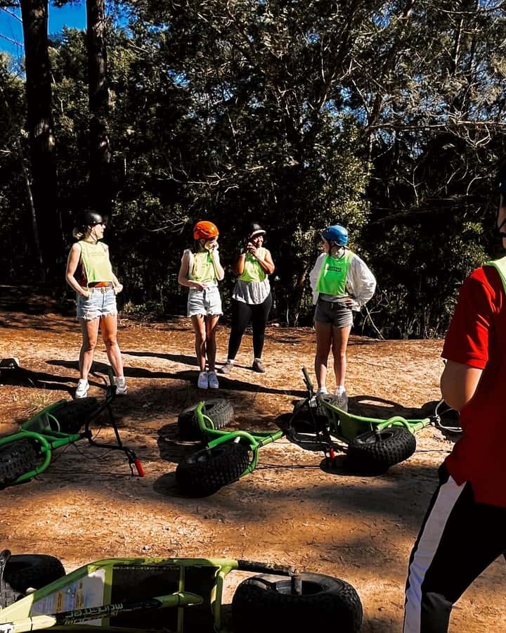 Knysna: Downhill Forest Scootour Adventure - The forest descent, roughly one hour to one hour and 15 minutes