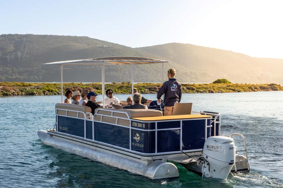 Knysna: Knysna Lagoon Pontoon Boat Cruise - Seeing Thesen Islands with local commentary