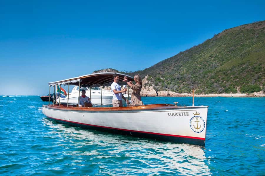 Knysna: Sightseeing Cruise on Coquette - Setting out across the Knysna Lagoon