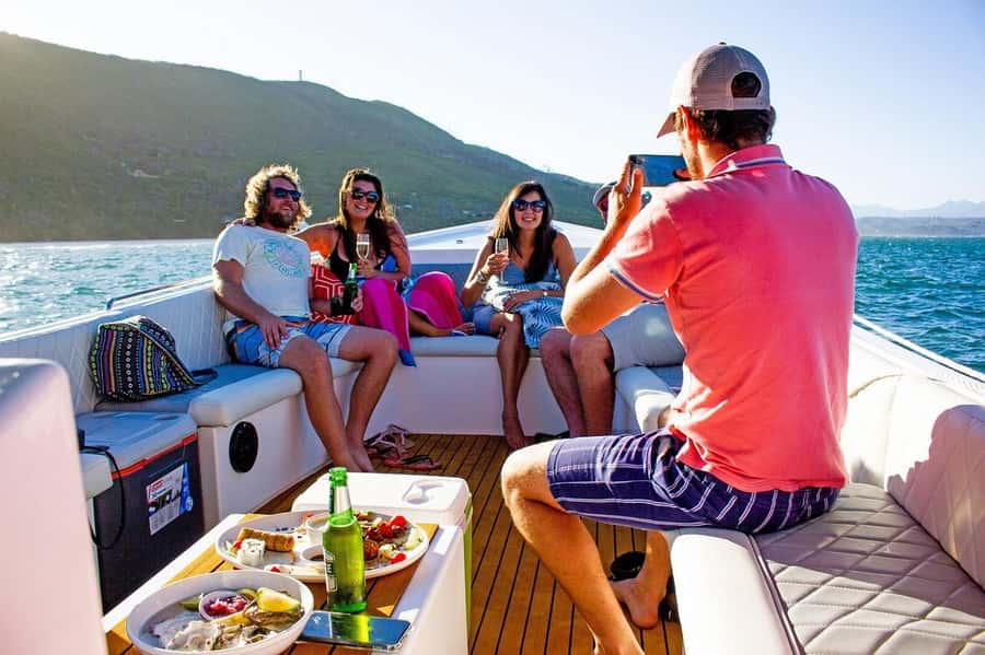 Knysna: Sunset Lagoon Cruise - Following the lagoon toward the Knysna Heads