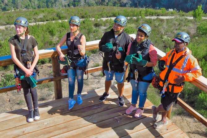 Knysna Ziplines Tour - Getting fitted with helmets and harnesses