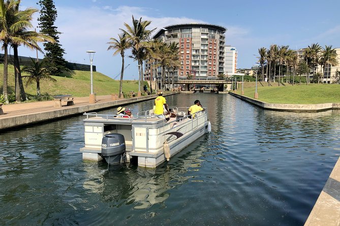 Luxury Canal Boat Cruise - Fun Things Durban Ushaka - The skipper makes or breaks the ride