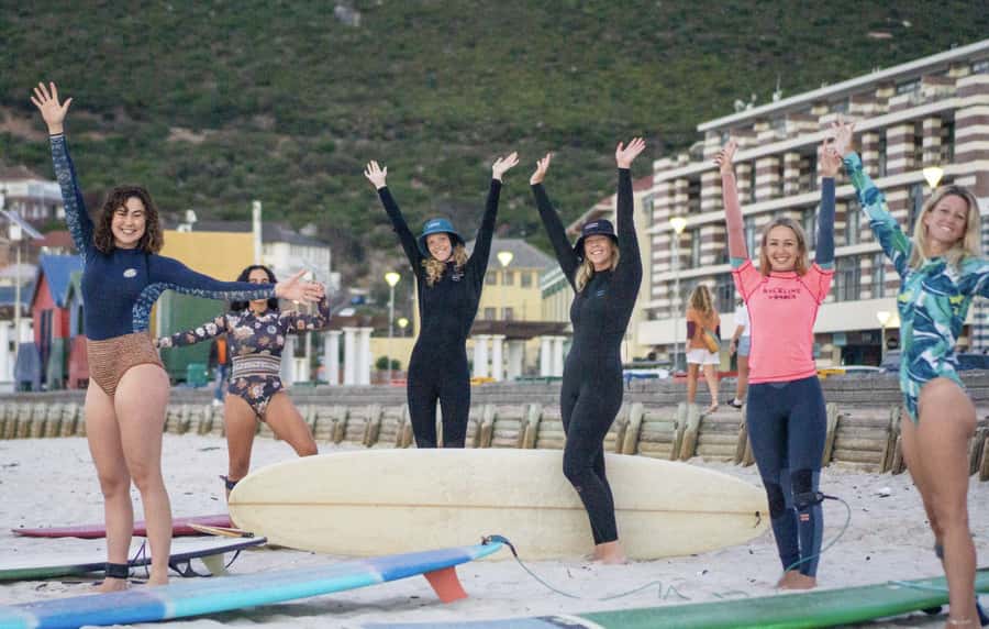 Muizenberg Cape Town: Private Surf Lesson - The Land Lesson: Pop-Ups, Safety, and Wave Choice