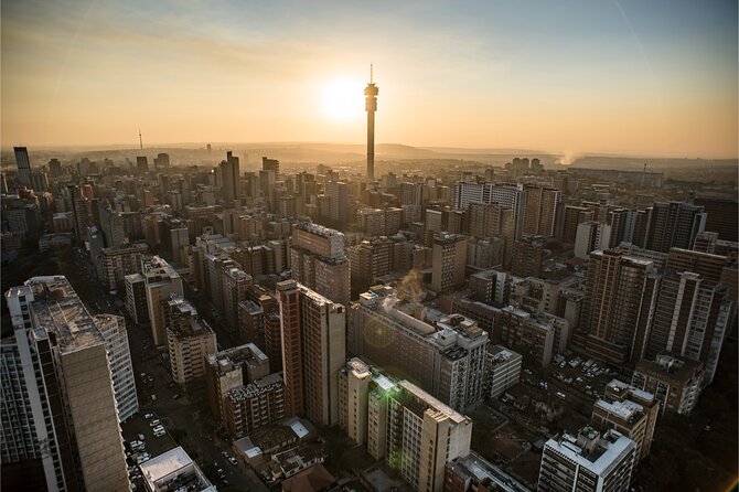 Ponte Experience - Looking across Johannesburg from the upper levels