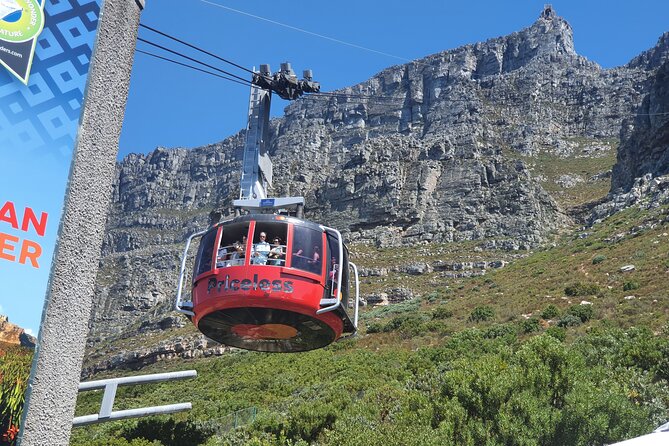 Private Tour: Table Mountain Boulder's Beach Penguin Cape Point - Table Mountain: start with Cape Town from above