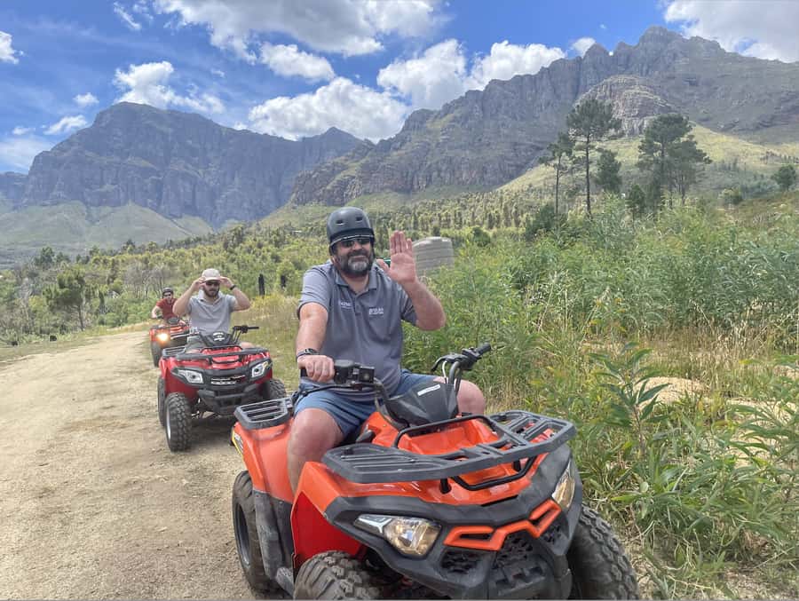 QUAD BIKE FUN RIDE IN PAARL, BATTLE BUNKER WITH WILDX - Quick points about the Paarl quad bike ride