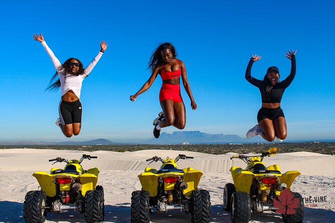 Quad bike in the Atlantis sand dunes Cape Town - The guides are a real part of the value