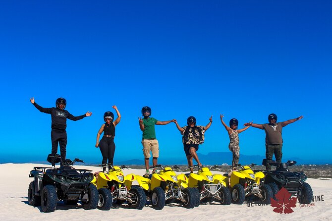 Quad bike in the Atlantis sand dunes Cape Town - Quad bike quality and group size