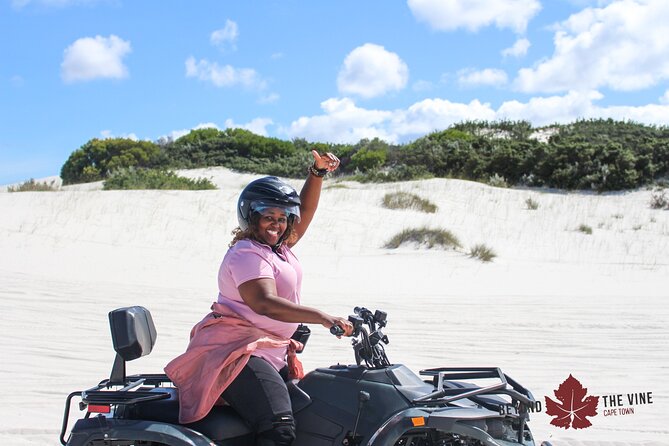Quad bike in the Atlantis sand dunes Cape Town - What the one-hour route feels like