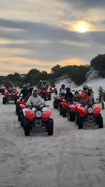 Quad biking Cape Town Atlantis Dunes - The briefing, helmets, and first ten minutes