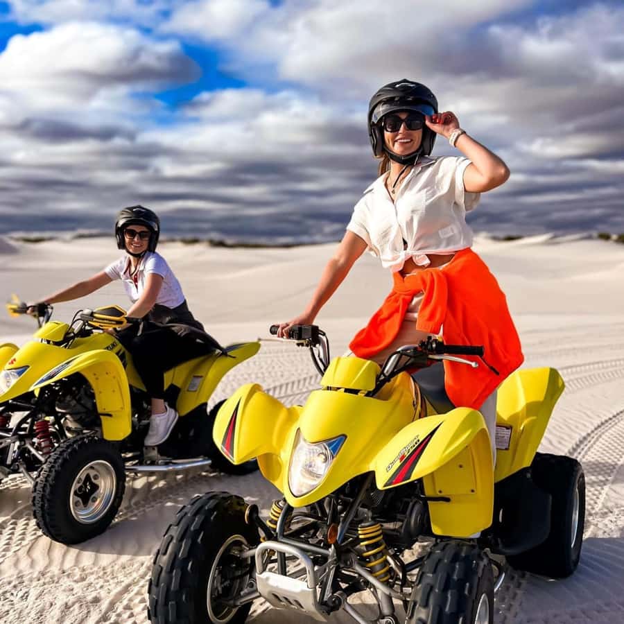 Quad Biking Tour , Atlantis dunes Capetown - The briefing and equipment fitting