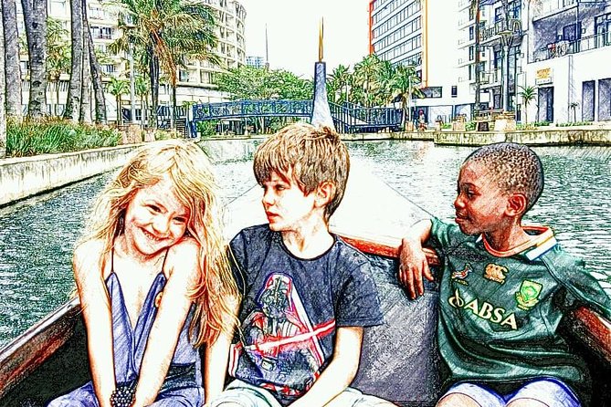 Relaxing Gondola Boat Ride on the Durban Point Waterfront Canal - Arriving at Zulumoon Gondolas