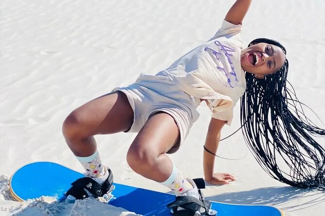 Sandboarding Atlantis Dunes Cape Town - The photo promise needs careful checking