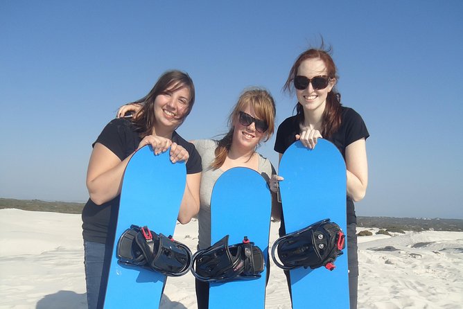 Sandboarding from Cape Town - Getting set up with a sandboard