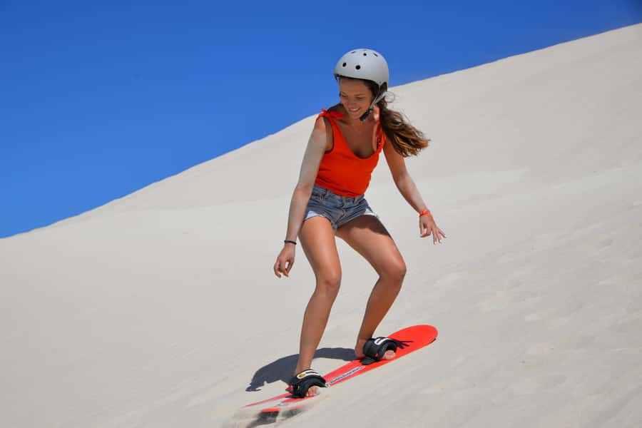 Sandboarding in Cape Town for 2hours - Arriving at the dunes and getting set up