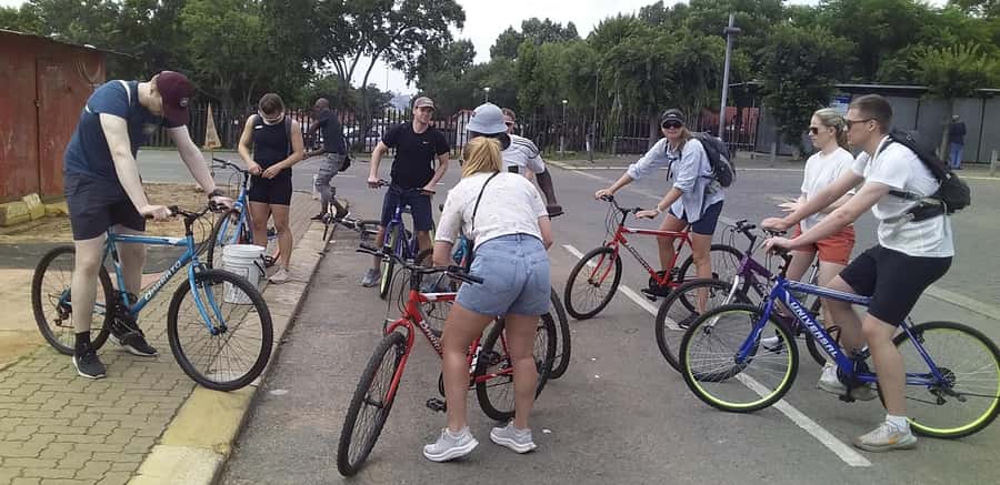 Soweto: Bike Tour with a Local Tour Guide - Pedaling down Vilakazi Street