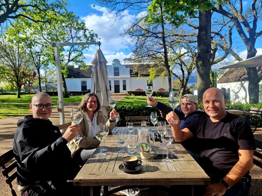 Stellenbosch: Daily Diffirent small group full day wine tour - Starting in Stellenbosch with a short van ride