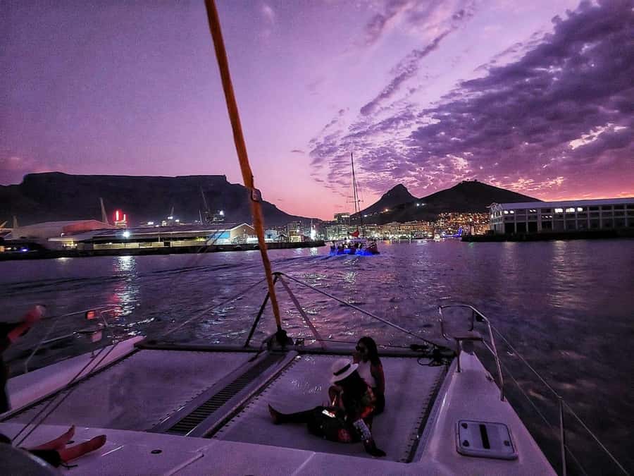 Sunset Cruise with Cape Town Cruises - The first stretch across the Atlantic