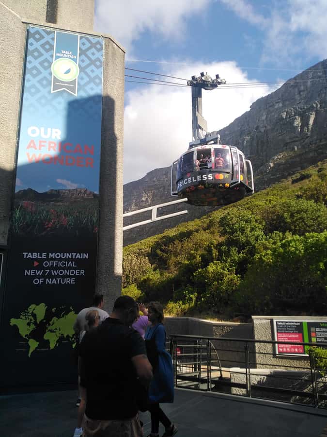 TABLE MOUNTAIN CABLE CAR EXPERIENCE WITH RESERVED TICKETS - Hotel pickup and the ride to the lower station