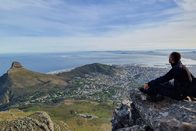 Table Mountain Summit Walk for the Whole Family - PRIVATE - Reaching Maclear’s Beacon, the highest point