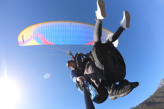 Tandem Paragliding in Cape Town - The short walk into the air