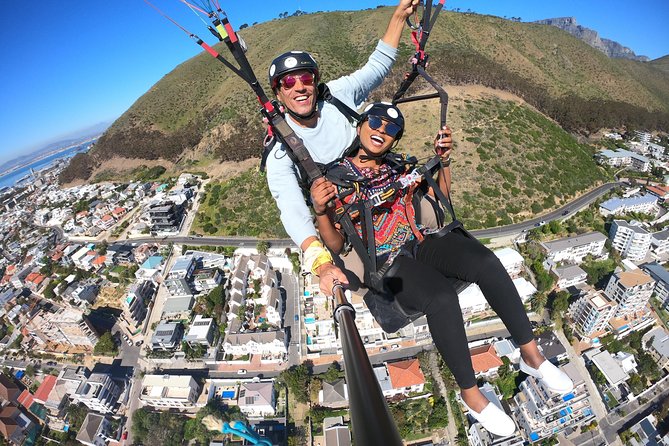 Tandem Paragliding in Cape Town - Table Mountain, Lion’s Head, and the Atlantic coast
