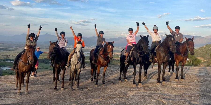 Vrede en Lust Wine Estate:1-Hour Horseback Riding Experience - Riding through the estate at a gentle pace
