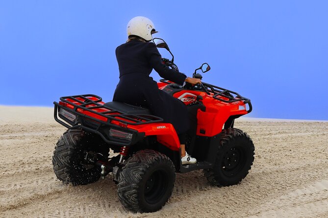 WILDX Atlantis QUAD BIKE ADVENTURE + PHOTO OPS CAPE TOWN - Following the guide across the dunes
